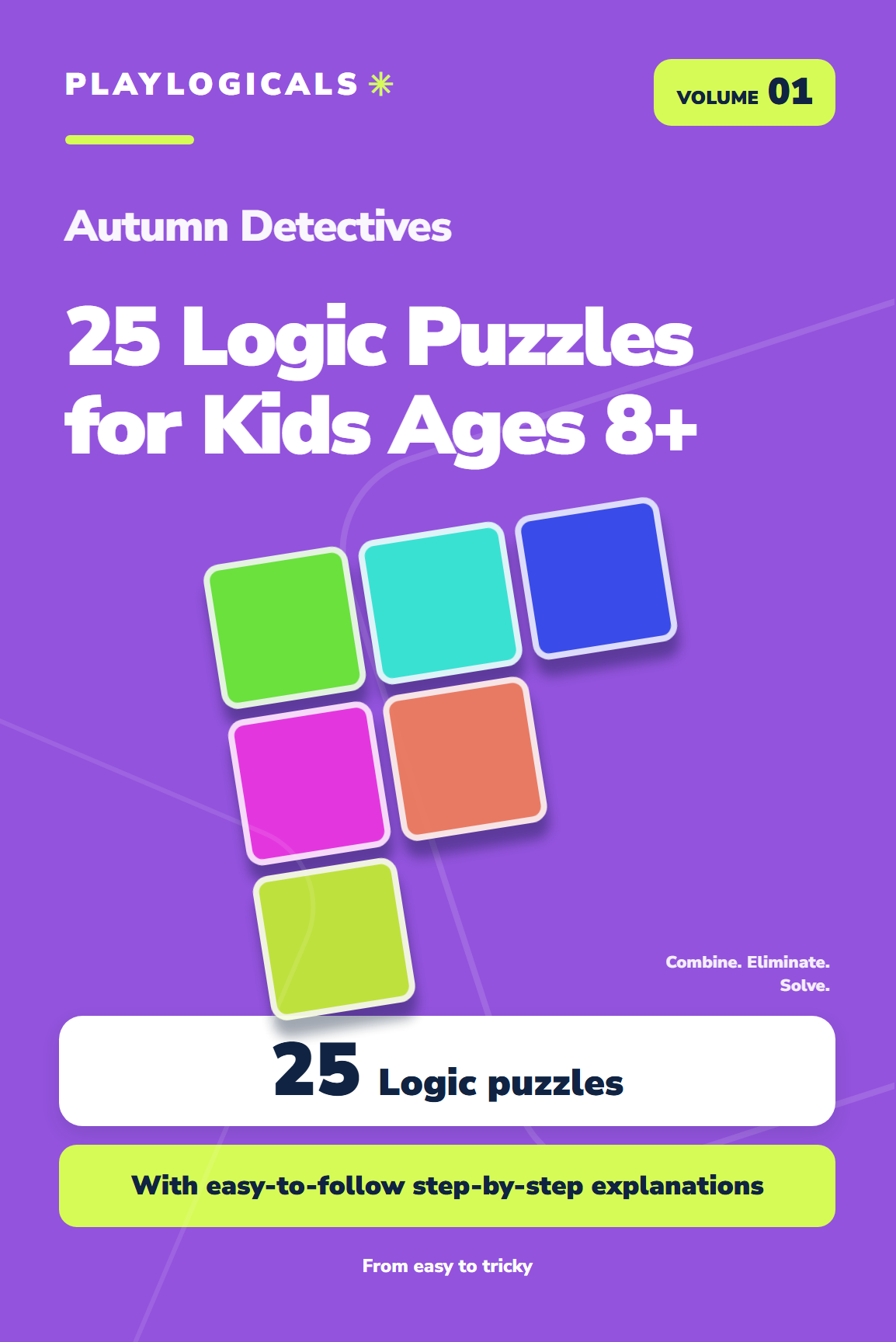 PlayLogicals – Autumn Detectives: 25 Logic Grid Puzzles for Kids
